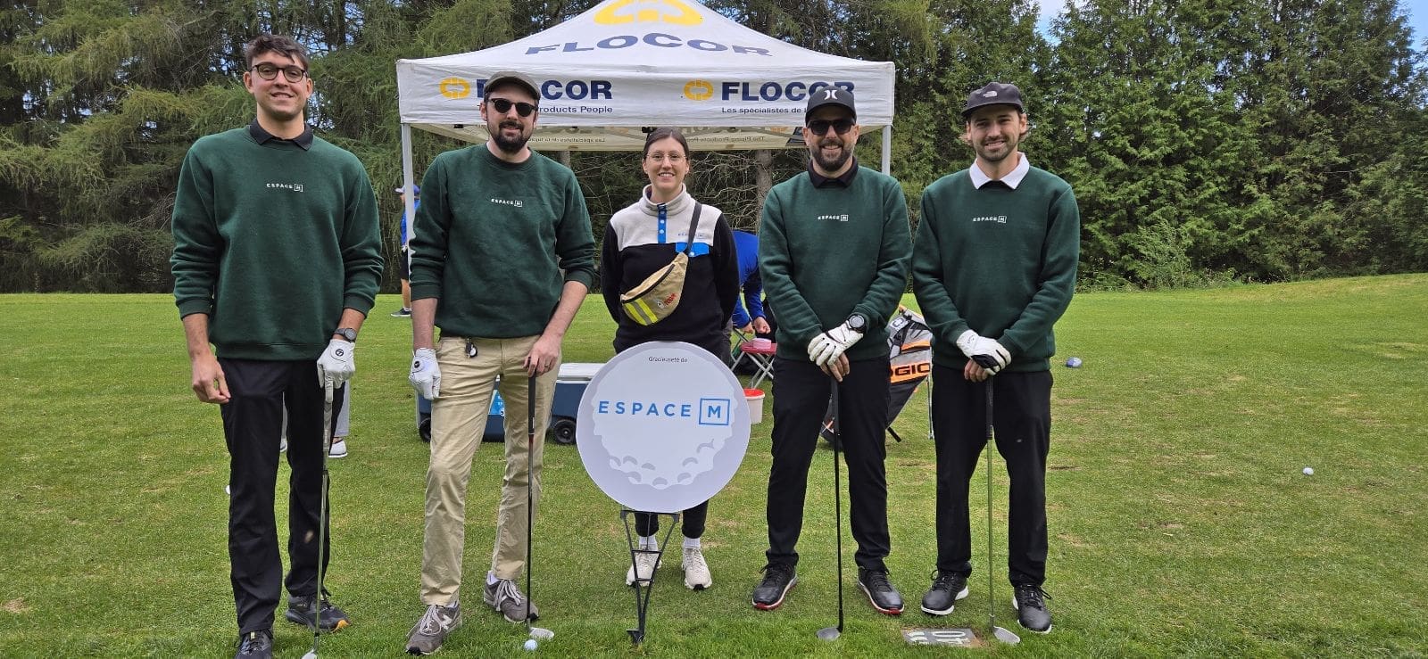 Espace M au tournoi de golf de la Protection Incendie